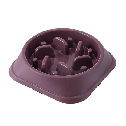 Slow Feed Pet Bowl - Anti-Choke, Non-Slip for Cats & Dogs