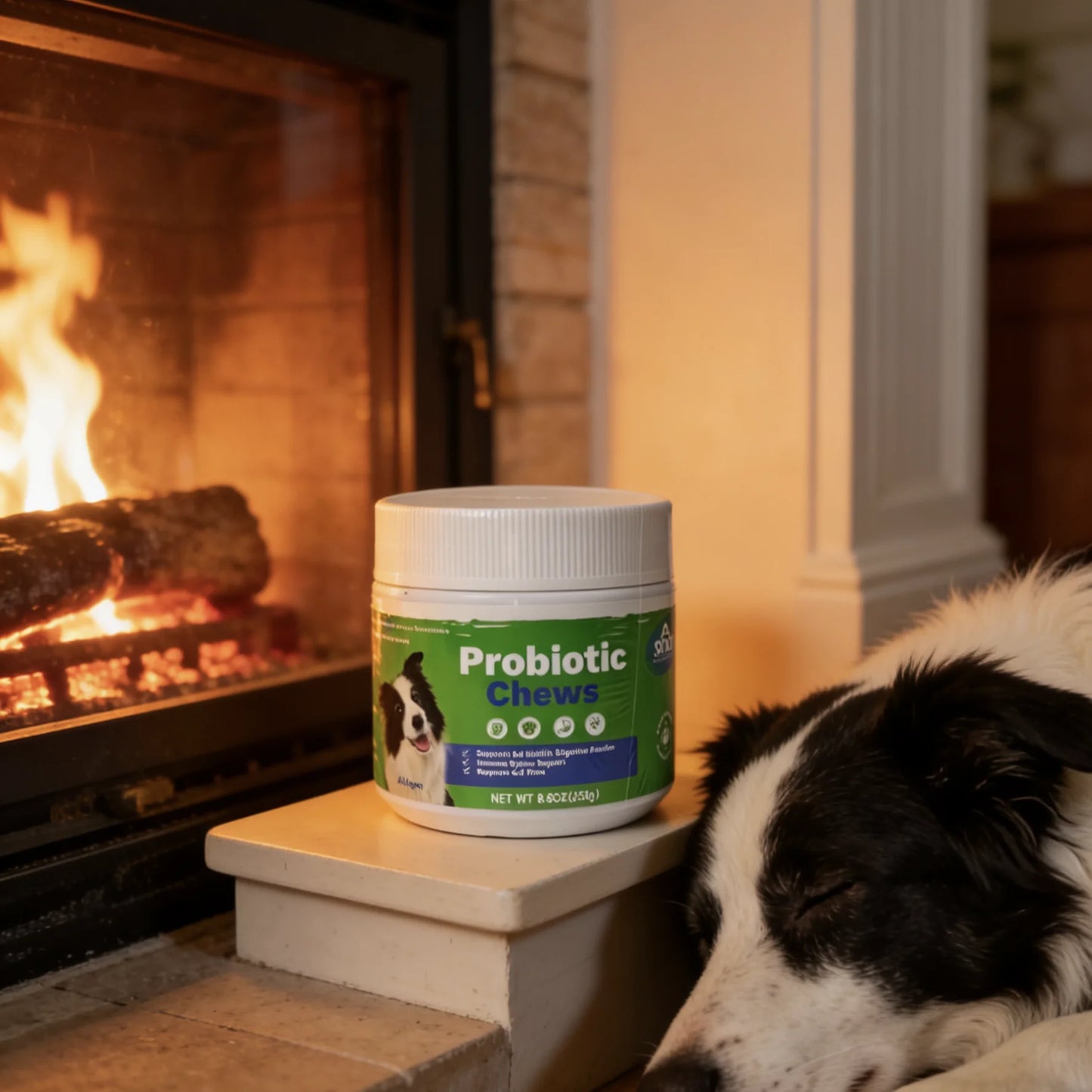 Dog Probiotic Chews – Gut Health & Immunity Support for All Ages (250g)