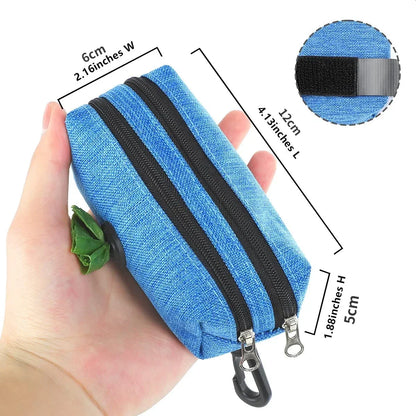 Dog Poop Bag Dispenser Storage Bag - Walking Waste Carrier