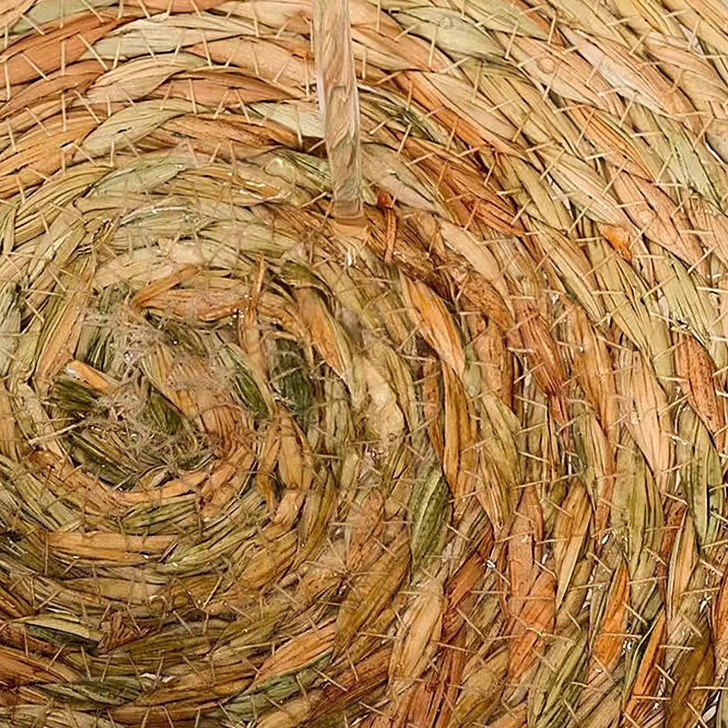 Woven Cat Nest Bed - All-Season with Soft Cushion Pillow