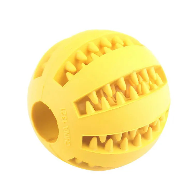 Dog Treat Feeder Chew Ball - Tooth Cleaning & Non-Toxic