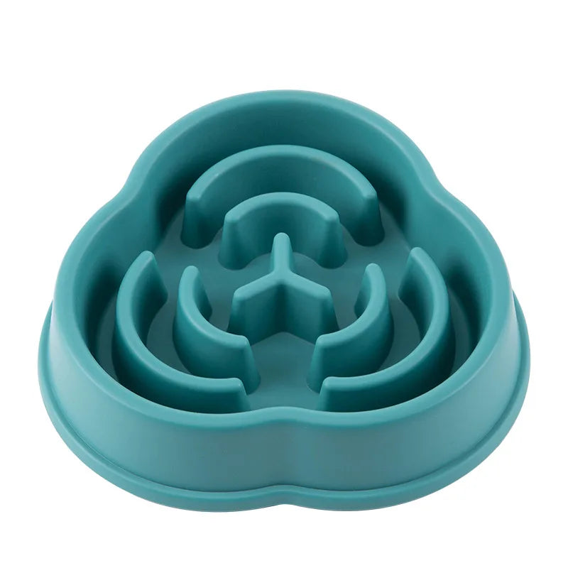 Slow Feed Pet Bowl - Anti-Choke, Non-Slip for Cats & Dogs