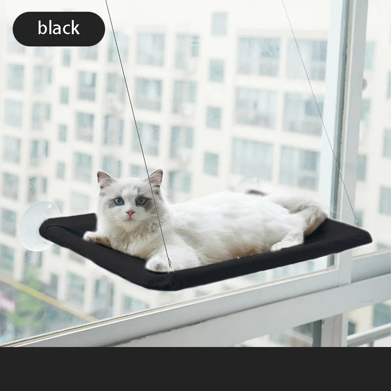 Cat Window Hammock - Aerial Hanging Sunny Seat (Holds 20kg)
