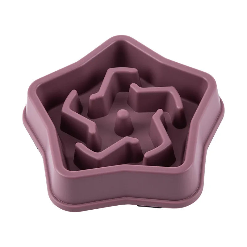 Slow Feed Pet Bowl - Anti-Choke, Non-Slip for Cats & Dogs