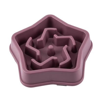 Slow Feed Pet Bowl - Anti-Choke, Non-Slip for Cats & Dogs