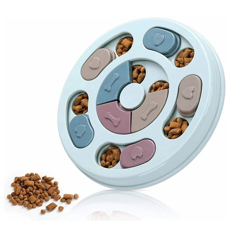 Dog Slow Feeder Hiding Bowl - Interactive Boredom Buster