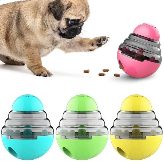Dog Treat Tumbler Dispenser Toy - IQ Rolling Feeder