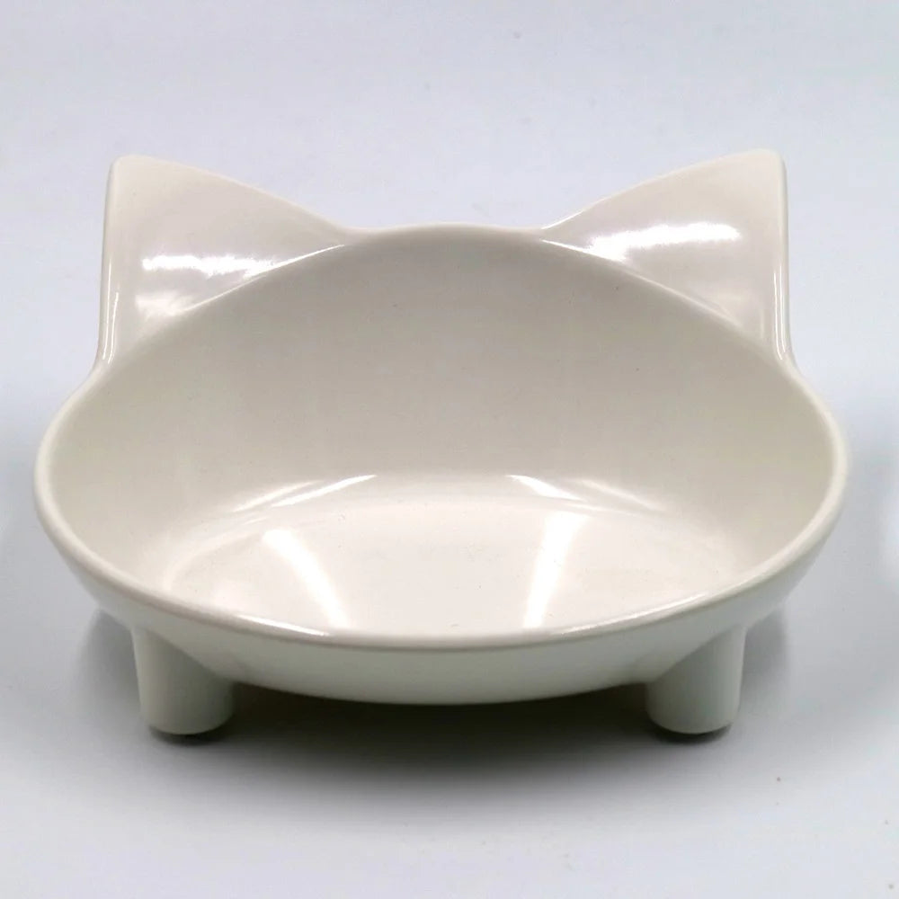 Cat Food & Water Bowl Set - Non-Slip, Safe & Colourful