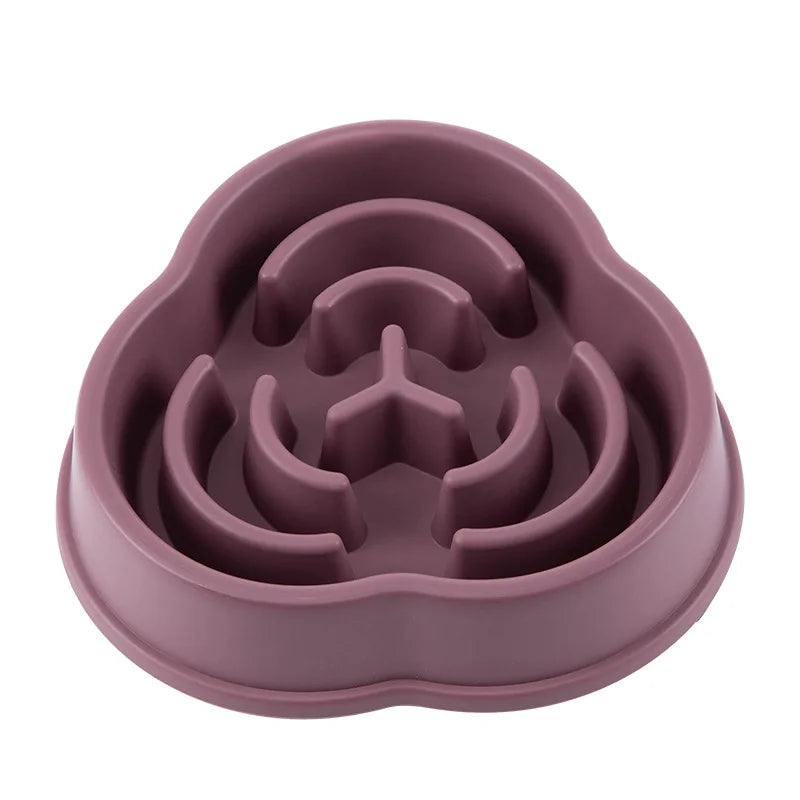 Slow Feed Pet Bowl - Anti-Choke, Non-Slip for Cats & Dogs