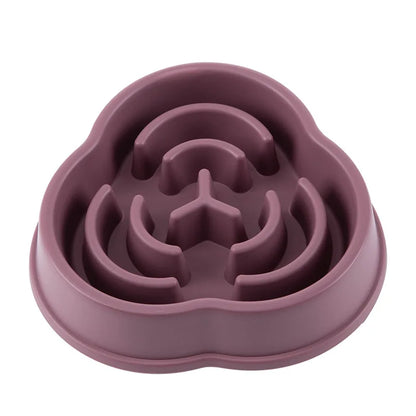Slow Feed Pet Bowl - Anti-Choke, Non-Slip for Cats & Dogs