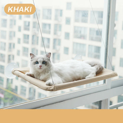 Cat Window Hammock - Aerial Hanging Sunny Seat (Holds 20kg)