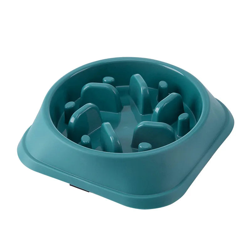 Slow Feed Pet Bowl - Anti-Choke, Non-Slip for Cats & Dogs