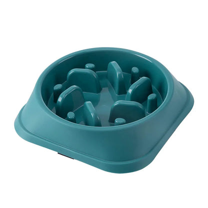 Slow Feed Pet Bowl - Anti-Choke, Non-Slip for Cats & Dogs