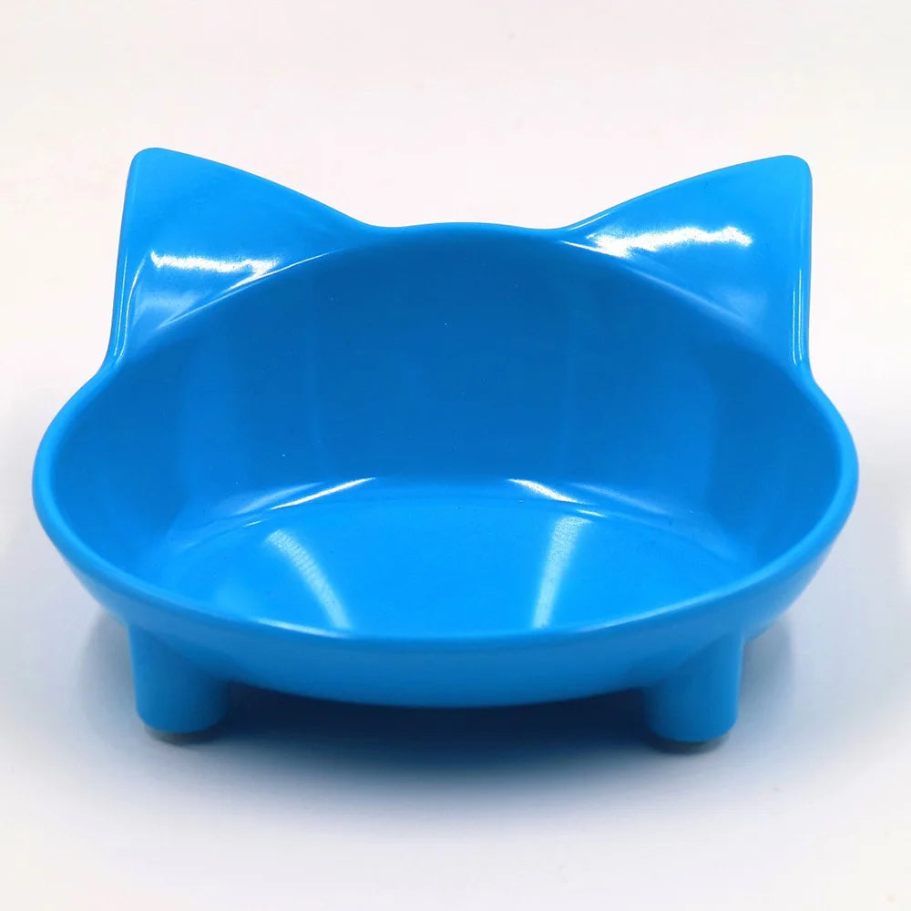 Cat Food & Water Bowl Set - Non-Slip, Safe & Colourful
