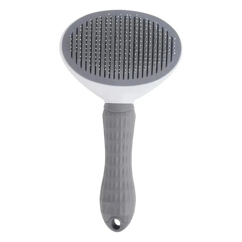 Dog Grooming Brush - Easy Clean Button & Detangling Comb