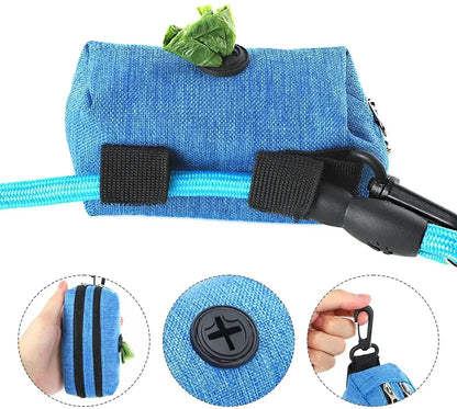 Dog Poop Bag Dispenser Storage Bag - Walking Waste Carrier