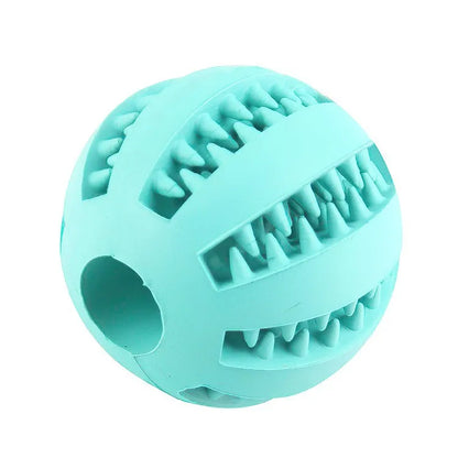 Dog Treat Feeder Chew Ball - Tooth Cleaning & Non-Toxic