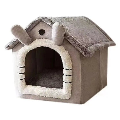 Indoor Pet Bed Tent House - Warm, Washable & All-Season