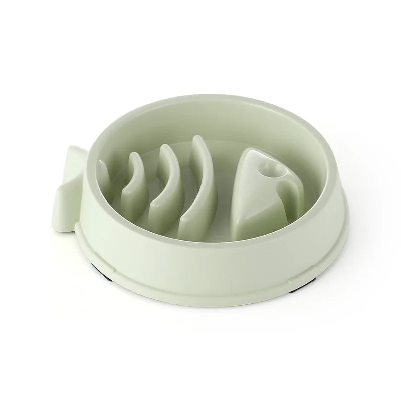 Slow Feed Pet Bowl - Anti-Choke, Non-Slip for Cats & Dogs