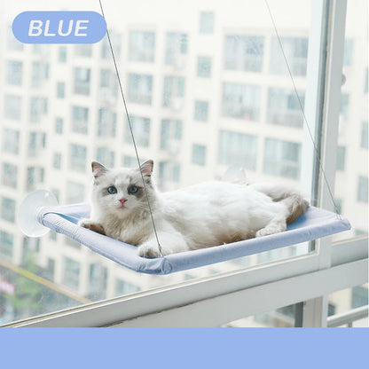 Cat Window Hammock - Aerial Hanging Sunny Seat (Holds 20kg)