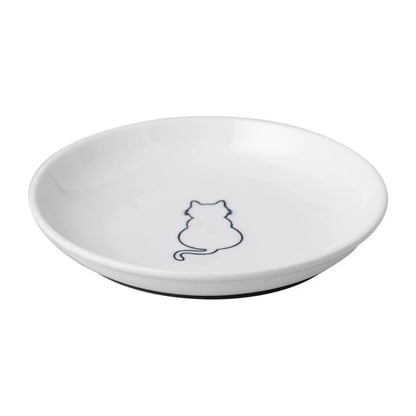 Ceramic Cat Bowl - Anti-Skid Kitten Feeding Dish