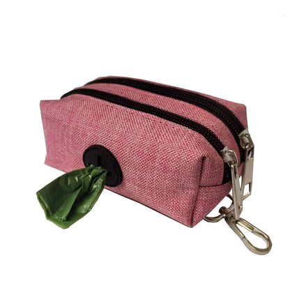 Dog Poop Bag Dispenser Storage Bag - Walking Waste Carrier