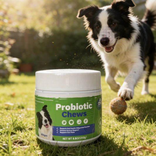 Dog Probiotic Chews – Gut Health & Immunity Support for All Ages (250g)