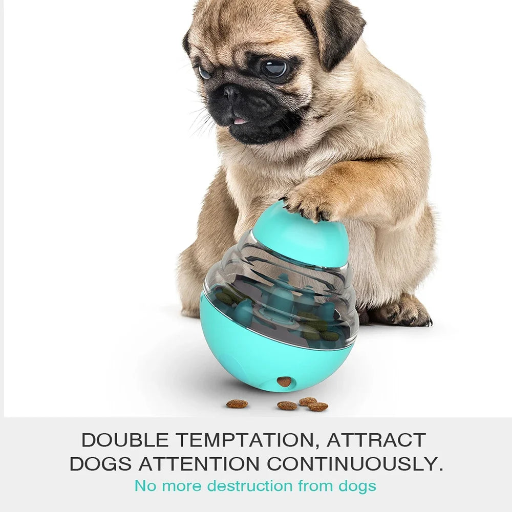 Dog Treat Tumbler Dispenser Toy - IQ Rolling Feeder