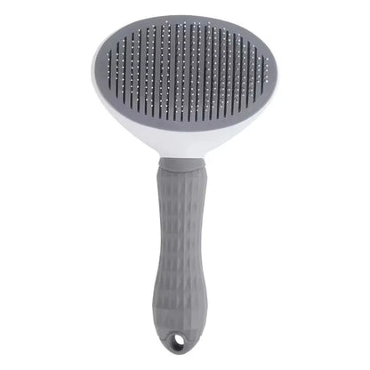 Dog Grooming Brush - Easy Clean Button & Detangling Comb