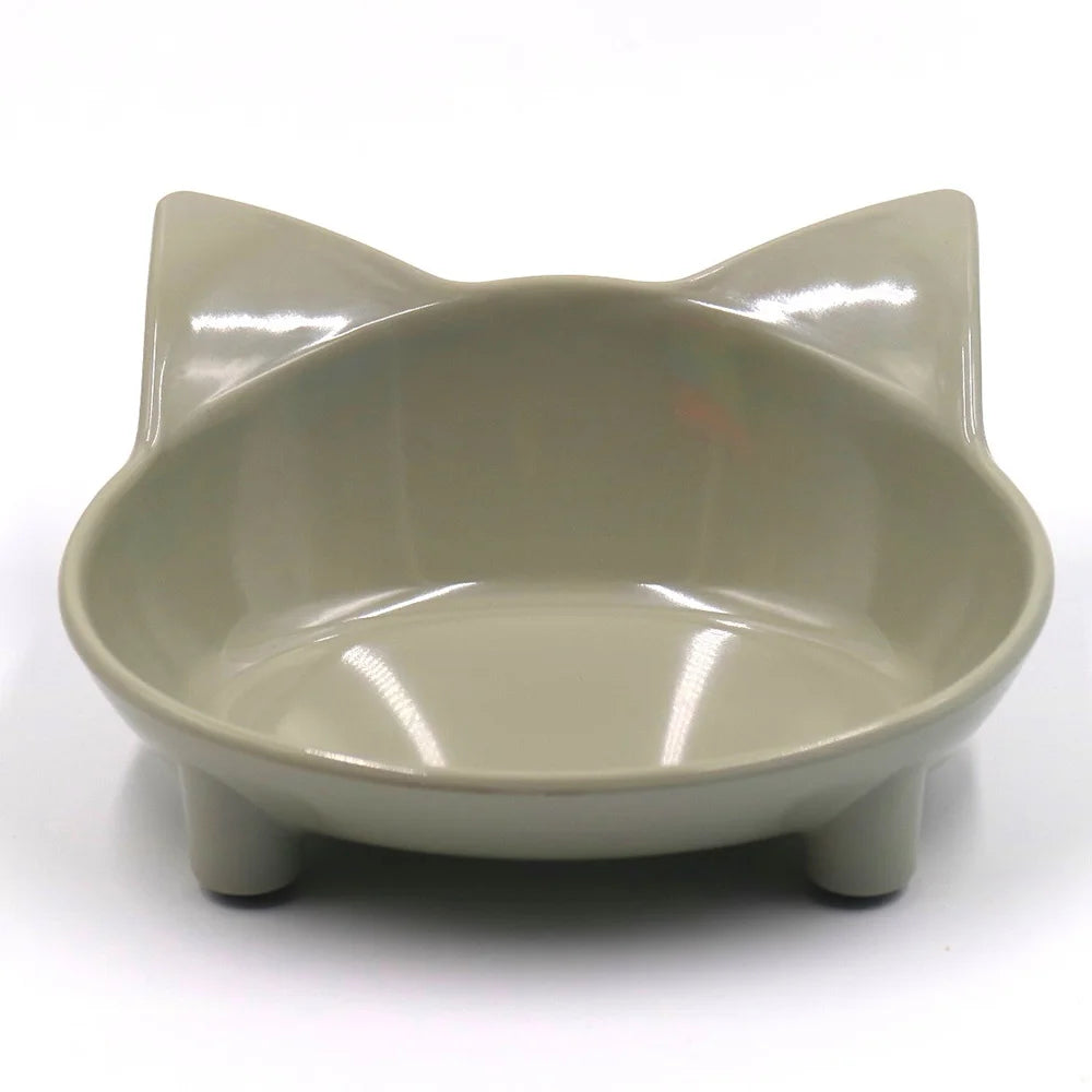 Cat Food & Water Bowl Set - Non-Slip, Safe & Colourful