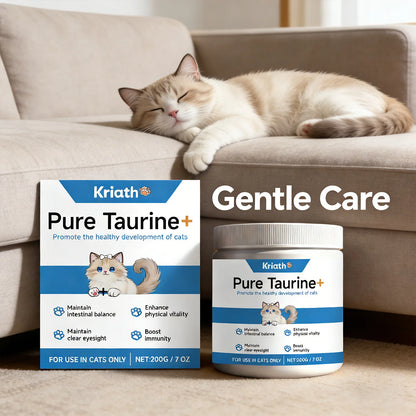 Cat Taurine Powder – Heart Health & Vision Support Supplement for Kittens & Cats