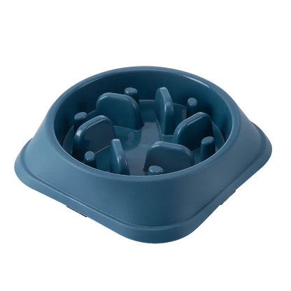 Slow Feed Pet Bowl - Anti-Choke, Non-Slip for Cats & Dogs