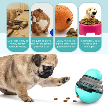 Dog Treat Tumbler Dispenser Toy - IQ Rolling Feeder