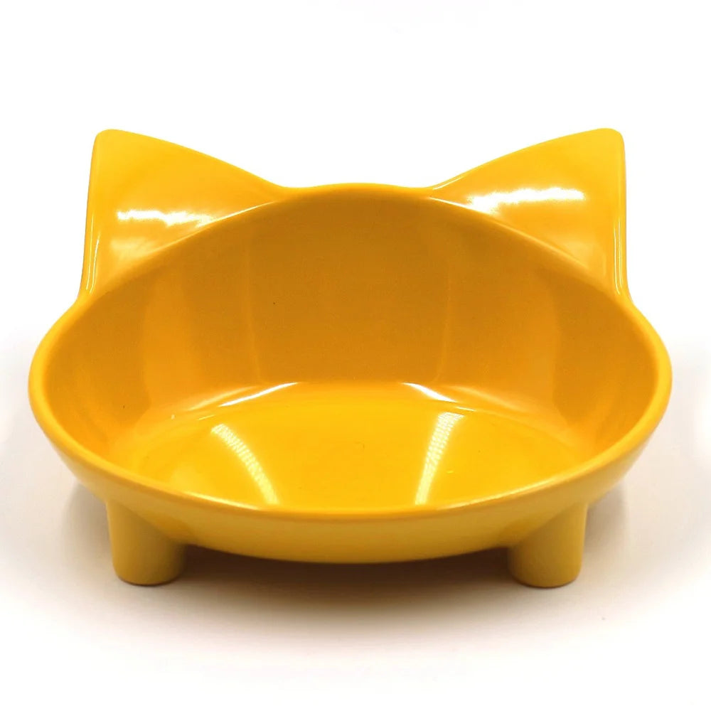 Cat Food & Water Bowl Set - Non-Slip, Safe & Colourful