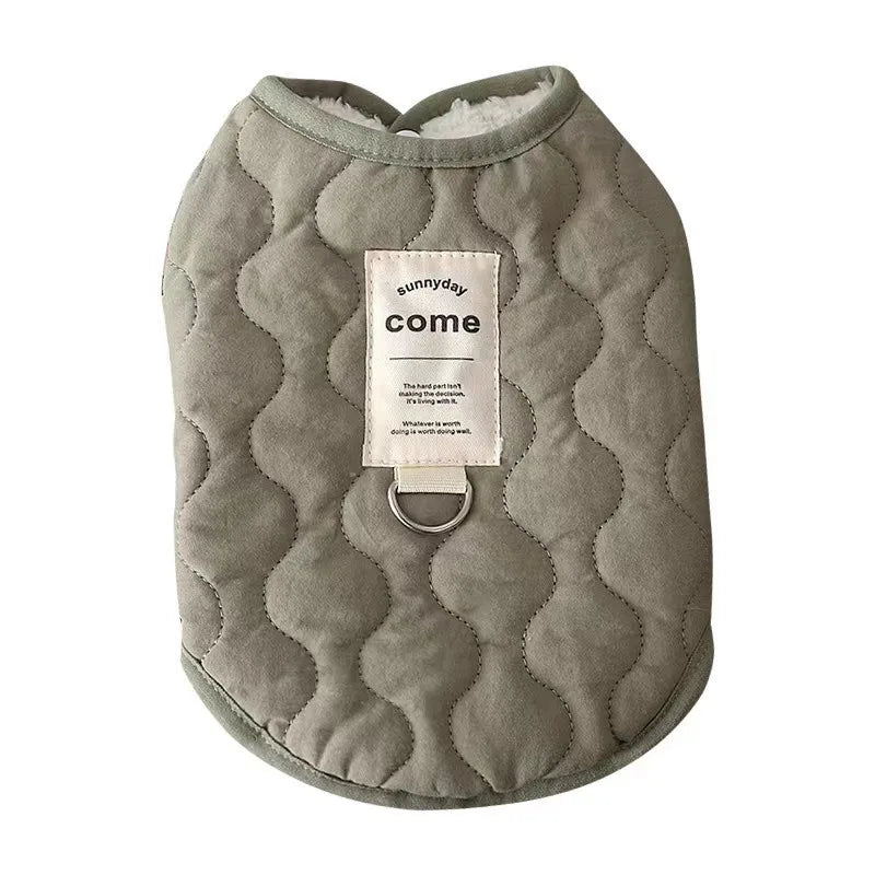 Dog Winter Vest Coat – Warm Padded Jacket with D-Ring