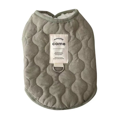 Dog Winter Vest Coat – Warm Padded Jacket with D-Ring