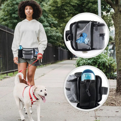 Dog Treat Training Pouch - Hands-Free Waist Bag