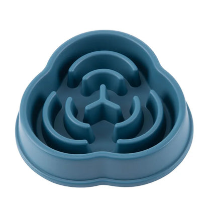 Slow Feed Pet Bowl - Anti-Choke, Non-Slip for Cats & Dogs