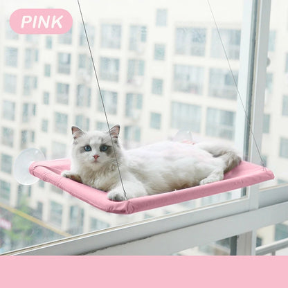 Cat Window Hammock - Aerial Hanging Sunny Seat (Holds 20kg)