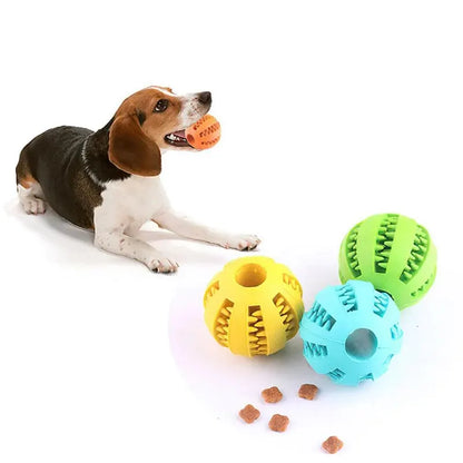 Dog Treat Feeder Chew Ball - Tooth Cleaning & Non-Toxic