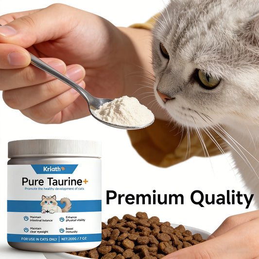 Cat Taurine Powder – Heart Health & Vision Support Supplement for Kittens & Cats
