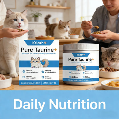 Cat Taurine Powder – Heart Health & Vision Support Supplement for Kittens & Cats