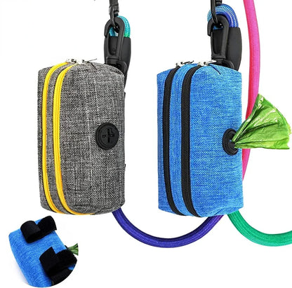 Dog Poop Bag Dispenser Storage Bag - Walking Waste Carrier