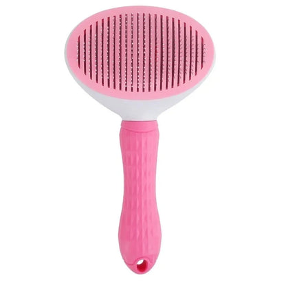 Dog Grooming Brush - Easy Clean Button & Detangling Comb
