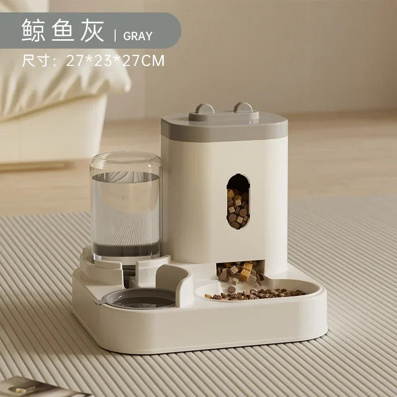 2-in-1 Gravity Pet Feeder & Water Dispenser - 2L