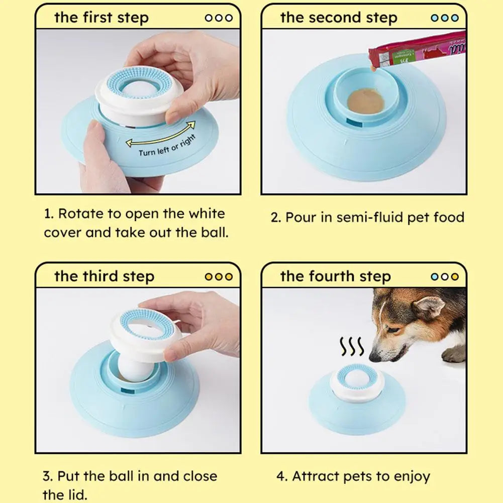 Dog Treat Leakage Toy - Interactive Puzzle & Stress Relief
