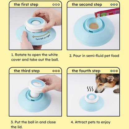 Dog Treat Leakage Toy - Interactive Puzzle & Stress Relief