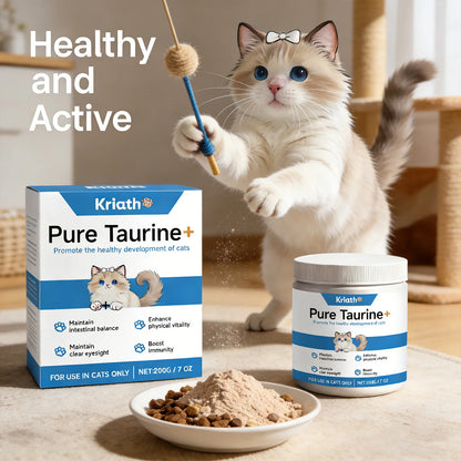 Cat Taurine Powder – Heart Health & Vision Support Supplement for Kittens & Cats