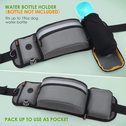 Dog Treat Training Pouch - Hands-Free Waist Bag