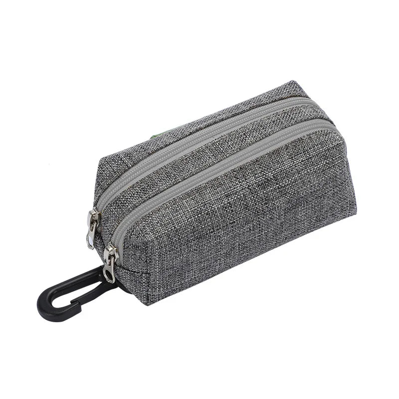 Dog Poop Bag Dispenser Storage Bag - Walking Waste Carrier